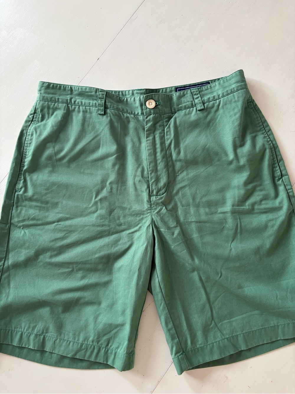 Vineyard Vines Men's Seafoam Green Flat-Front Shorts